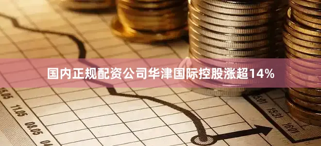 国内正规配资公司华津国际控股涨超14%