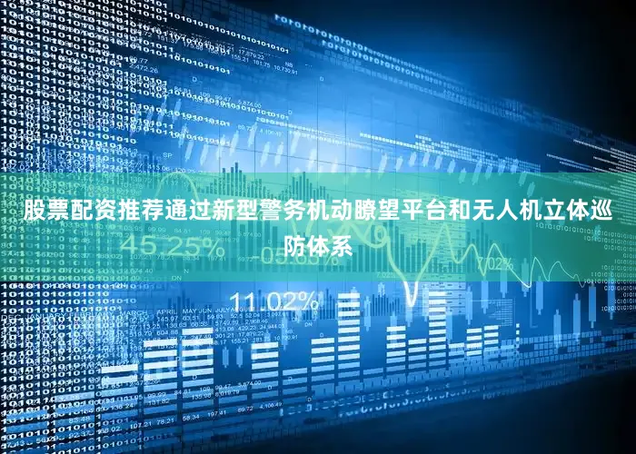 股票配资推荐通过新型警务机动瞭望平台和无人机立体巡防体系